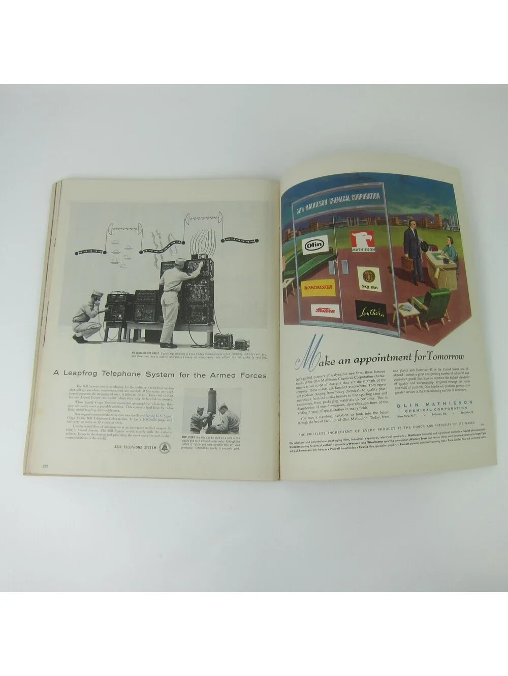 Vintage FORTUNE Magazine April 1955 Textron American, Steel, Secretary Humphrey
